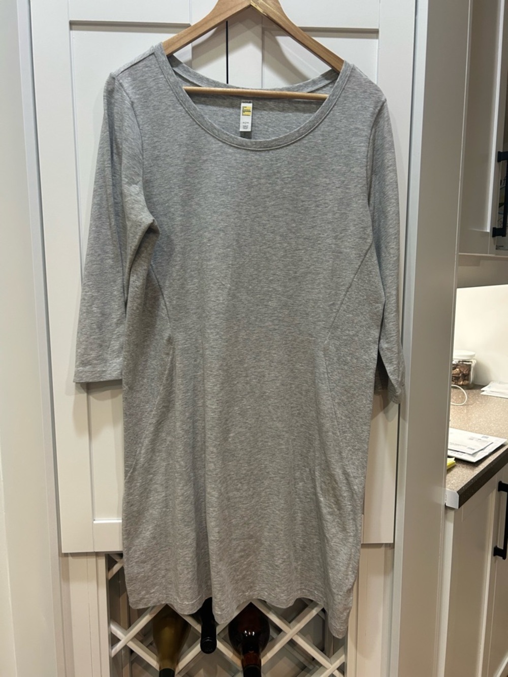 Lole New XL Grey Scoop Neck Women's Dress